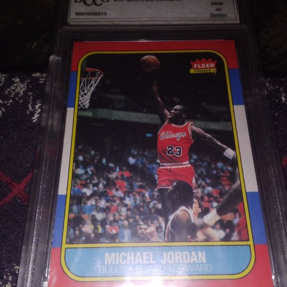 1986 Fleer Michael Jordan #57 Rookie Card - Picture 2 of 4